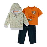 Kids Play Toddler Boy's 3 Piece Hoodie Pantset