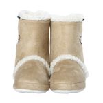 Bobby Jack Girl's 4-16 Suede Bootie Slipper