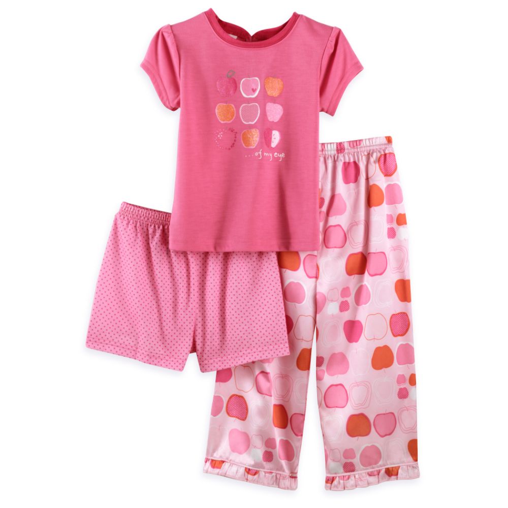 Carterkids Clothing on Carter S Toddler Girl S Short Sleeve 3 Piece Pajamas  Long   Short