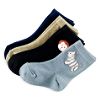 Toddler Boy's 4 Pack Applique Crew Socks