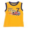 Toddler Boy's Fire Engine Flames Light-Up Muscle Tee