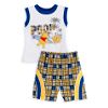 Pooh Surf Theme Top with Plaid Short