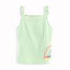 Lime Crochet Trim Tank