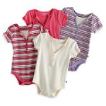 Toughskins Infant Ribbed Bodysuit - Short Sleeve