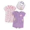 Newborn Romper 2-Pack with Bib