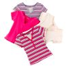 Toddler Girl's Ribbed Tee Shirt - Short Sleeve