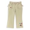 Toddler Girl's Embroidered Pant