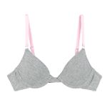Personal Identity Girl's 7-16 Heather Gray Underwire Bra
