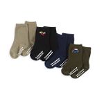 TKS Toddler Boy's 4 Pack Applique Crews