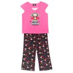 Bobby Jack Girl's 7-16 Super Hero Pajamas