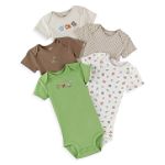 Carter's Newborn Boy's 5-Pack Short Sleeve Bodysuits