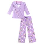 Personal Identity Girl's 4-6X 2-Piece Frog Cheer Print Pajama Set