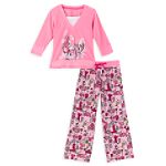 Personal Identity Girl's 4-6X 2-Piece Love Print Pajama Set