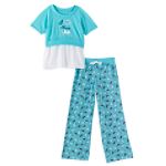 Personal Identity Girl's 4-6X 2-Piece Horses Print Pajama Set