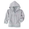 Toddler Girl's Long Sleeve Hooded French Terry Jacket