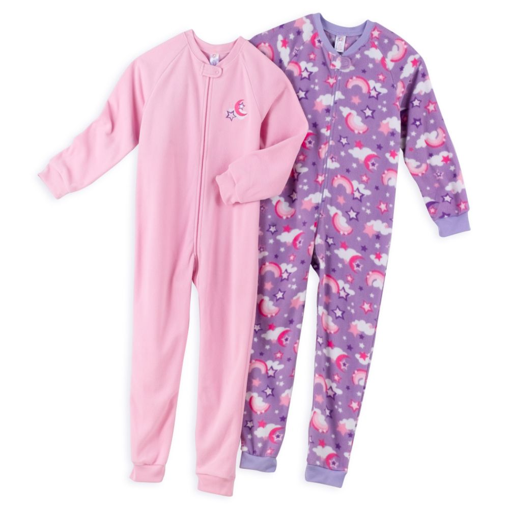 Planet ZZZ Girl's Non-Footed Clouds Blanket Sleeper