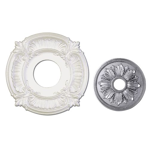 Focal Point Acanthus Finished Medallion - 12in. diameter - Distressed Silver - 81012B Best Price
