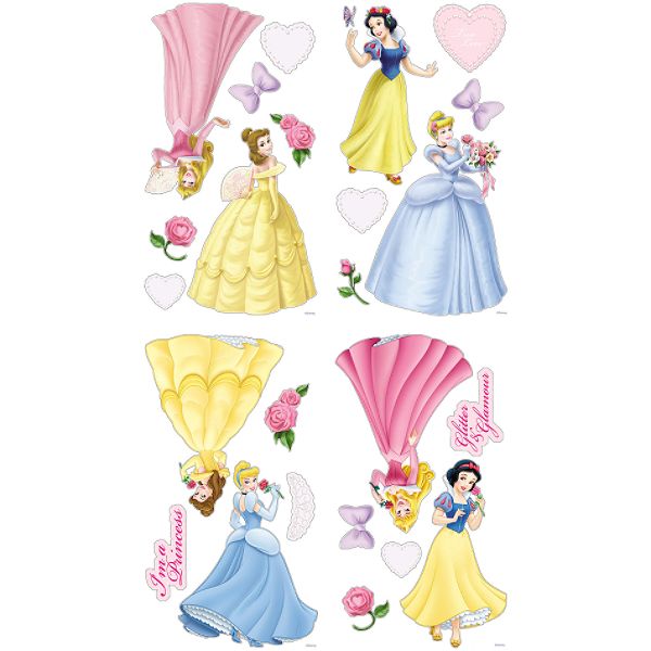 Disney Princess Room Appliques - GAPP1780