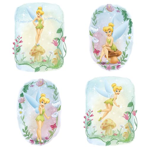 Blue Mountain Wallcoverings Disney Tinker Bell Wall Art