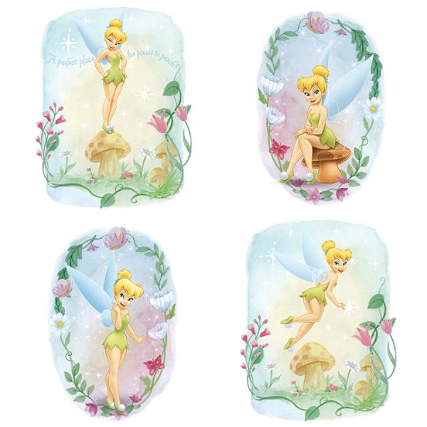 Blue Mountain Wallcoverings Disney Tinker Bell Wall Art