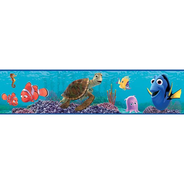 Blue Mountain Wallcoverings Disney Nemo Wall Border