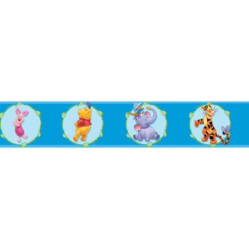 Blue Mountain Wallcoverings Disney Pooh Wall Border