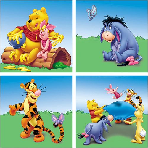 Blue Mountain Wallcoverings Disney Pooh Wall Art