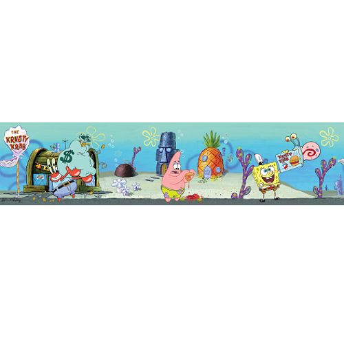 Borders Unlimited Inc Sponge Bob - Krusty Krab Wall Border