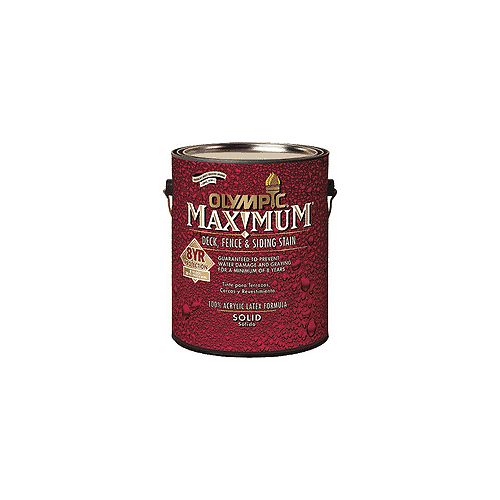 Olympic Maximum VOC Compliant Solid Stain  Navajo Red - 1 gal. - 79604A/01 Best Price