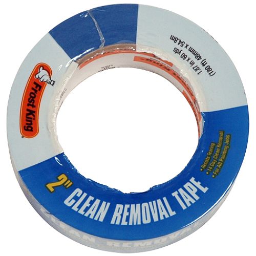 Frost King Clean Removal Masking Tape  2 in. x 60 yds. - Blue - 13159 Best Price