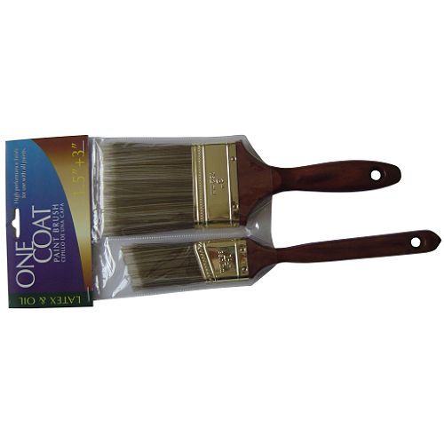 2 Pack - Better One Coat Paint Brushes  1-1/2 and 3 in. - 14301 Best Price