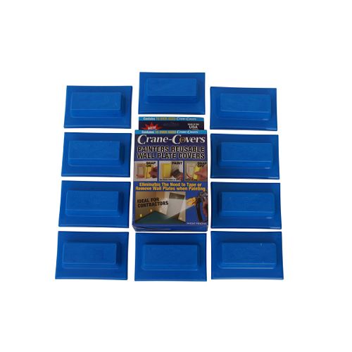 Crane Covers 10 Pack Single Over Size Wall Plate Covers - 15004