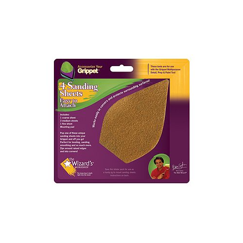 Wizard Workshop 4 Sanding Sheets for Grippet - 26115 Best Price
