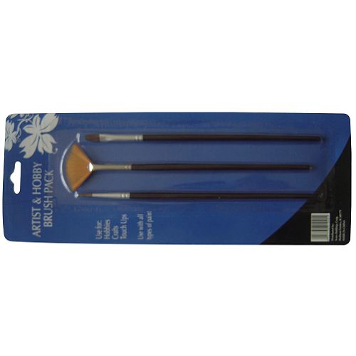 3 pc. Artist Brush Set - 17572 Best Price