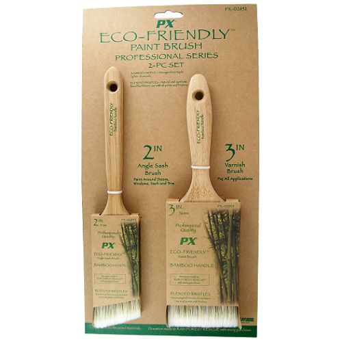PX 2-Pc Eco Friendly Paint Brush Set - PX02852 Best Price
