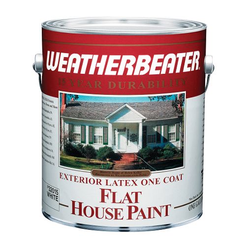 Weatherbeater 15 Year Exterior Flat Paint  1 Gal. - 32015 Best Price