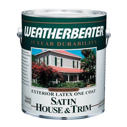 Weatherbeater 15 Year Latex Exterior Satin Paint  1 Gal. - 34015 Best Price