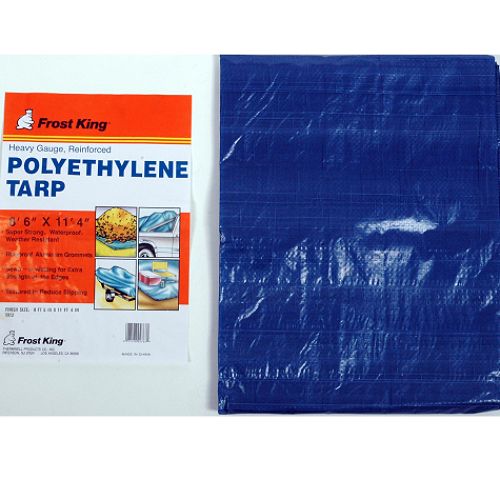 Frost King Heavy Gauge Reinforced Polyethylene Tarp  9 ft. 6 in. x 11 ft. 4 in. - 44736 Best Price