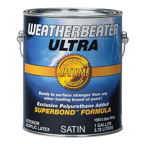 Weatherbeater Ultra Latex Exterior Satin Paint  1 Gal. - 59015 Best Price