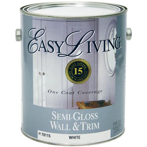 Easy Living 15 Year Semi-Gloss Wall Paint  1 Gal. - 78115 Best Price