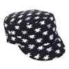 Military Allover Print Cap with Heart and Crossbones