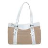 Polk Street Tote Handbags with Front and Vertical Zipper Pockets