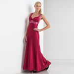 Sears Roebuck and Co. Sequin Pleated Gown
