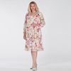 Women's Plus 2 Piece Tiered Jacket Dress