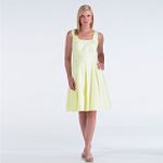 Sienna Studio 1 Piece Sleeveless Pleated Cotton Dress