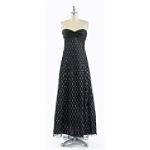 Onyx Nite Blk Diam Patt Satin Strapless