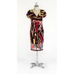 Danny & Nichole Tribal Print Empire Jersey Dress