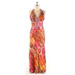 Ignite Juniors Plus Sleeveless Halter Dress