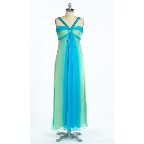 Ignite Juniors Plus Long Charmeuse Halter Dress