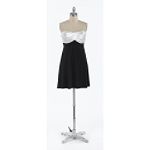 Betsy & Adam Twist Front A-Line Dress